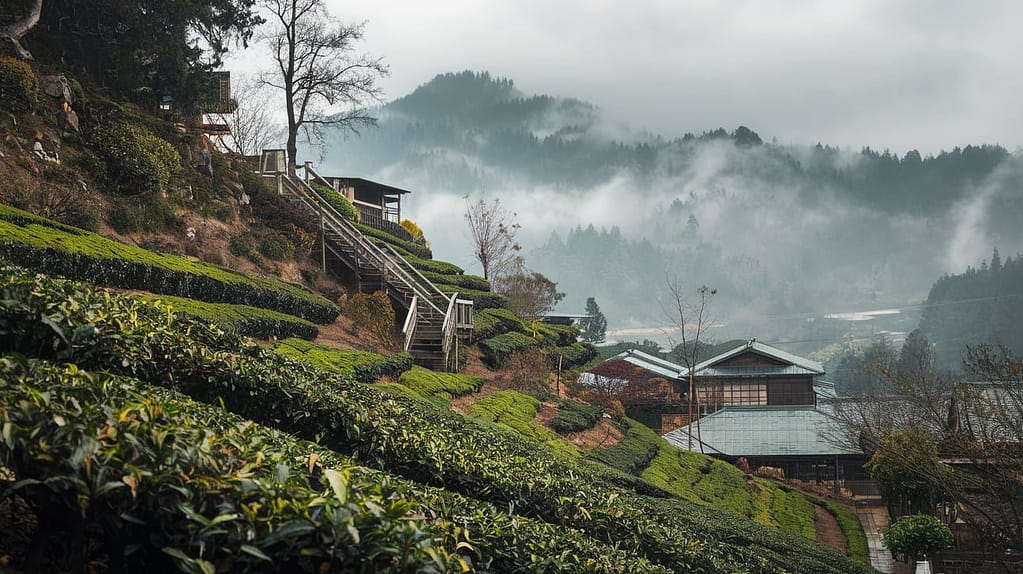 The Best of Indian Tea: Discovering the Top Producing States 1 Tea garden on a hilly area